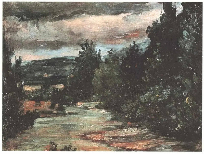 O Rio na planície - Paul Cézanne
