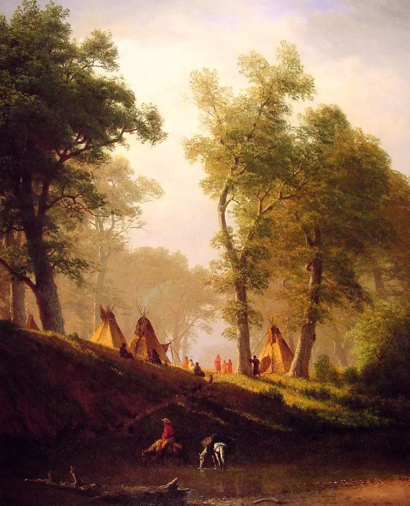 O rio do Lobo - Albert Bierstadt