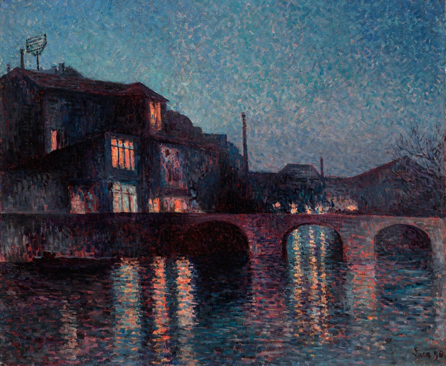 O rio Sambre em Charleroi - Maximilien Luce