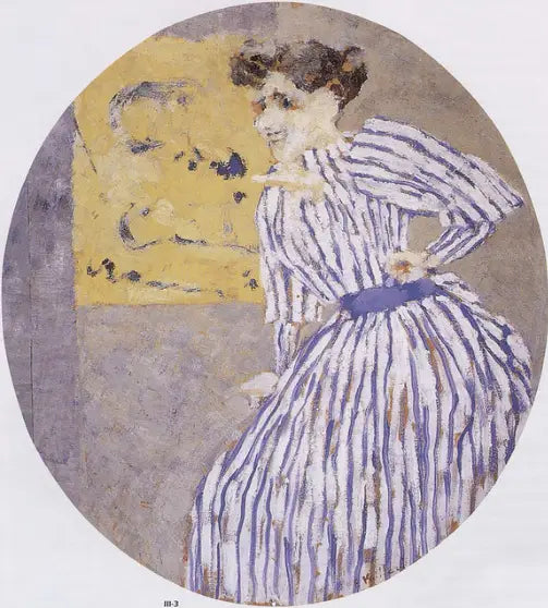 O vestido listrado - Édouard Vuillard