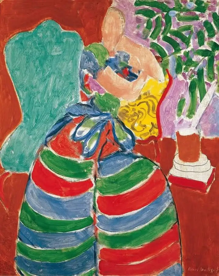 O Vestido Listrado - Henri Matisse