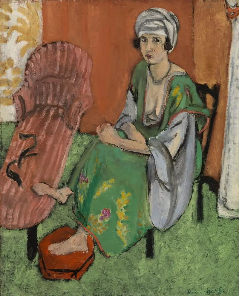 O Vestido Verde - Henri Matisse