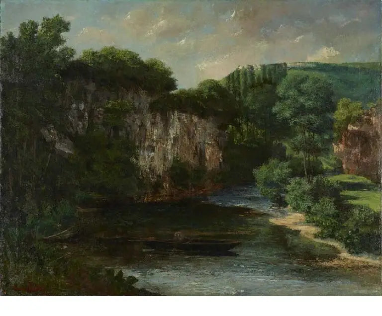 A rocha Oraguay, vale de Maisières, Doubs - Gustave Courbet