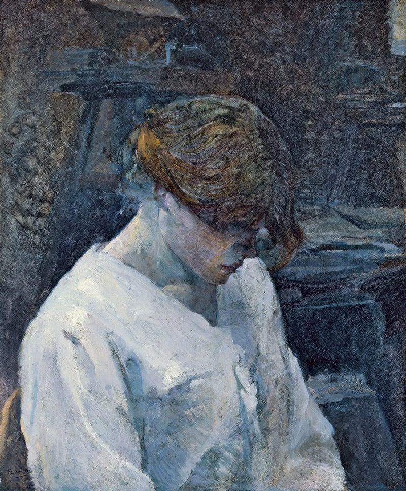 A Ruiva com Blusa Branca - Henri de Toulouse-Lautrec