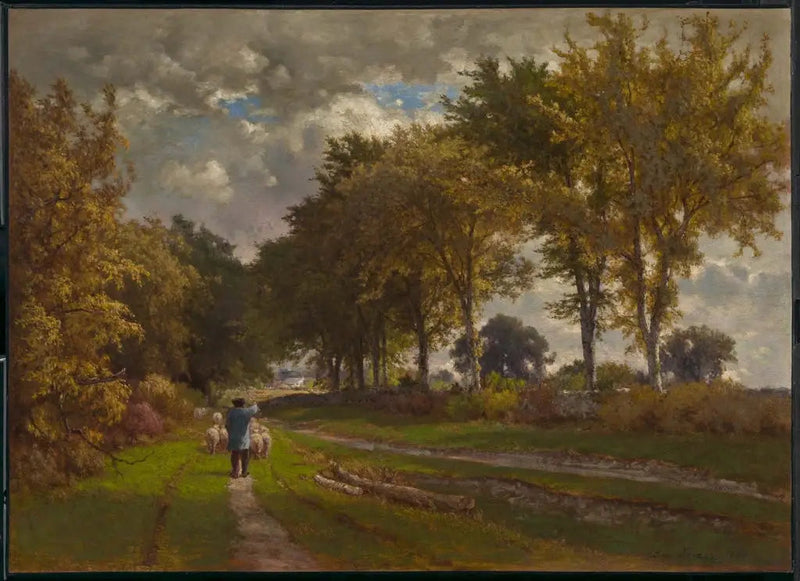A estrada da fazenda - George Inness