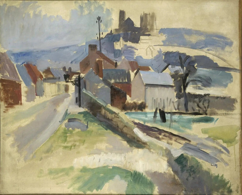 A Estrada de Laon - Robert Delaunay