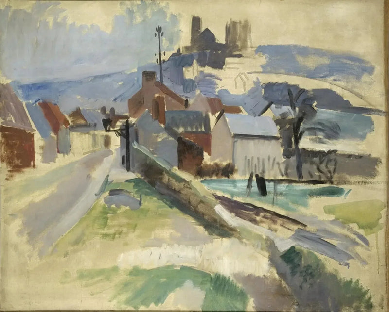 A Estrada de Laon - Robert Delaunay