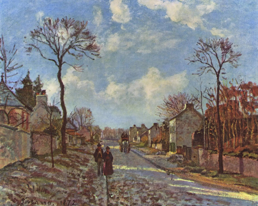 A Estrada de Louveciennes - Camille Pissarro