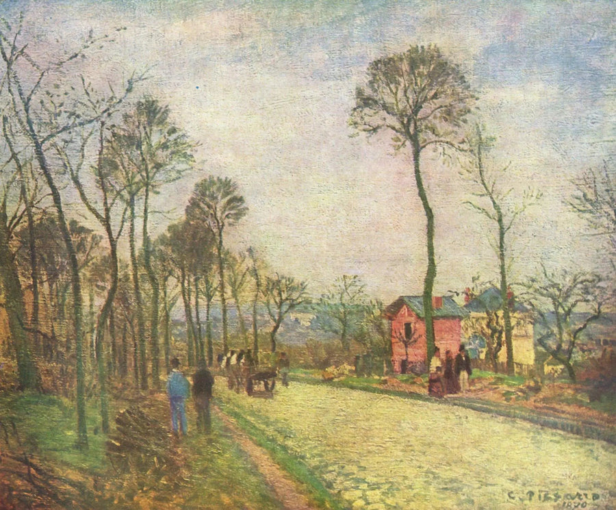 A Estrada de Louveciennes - Camille Pissarro