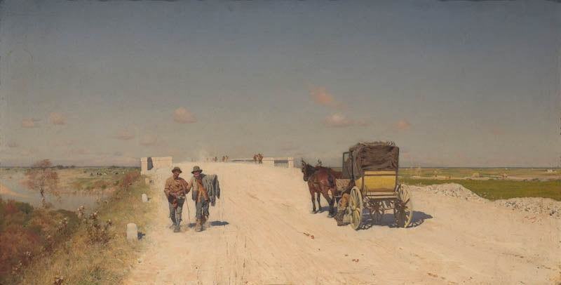 A estrada de Nápoles a Brindisi - Giuseppe De Nittis