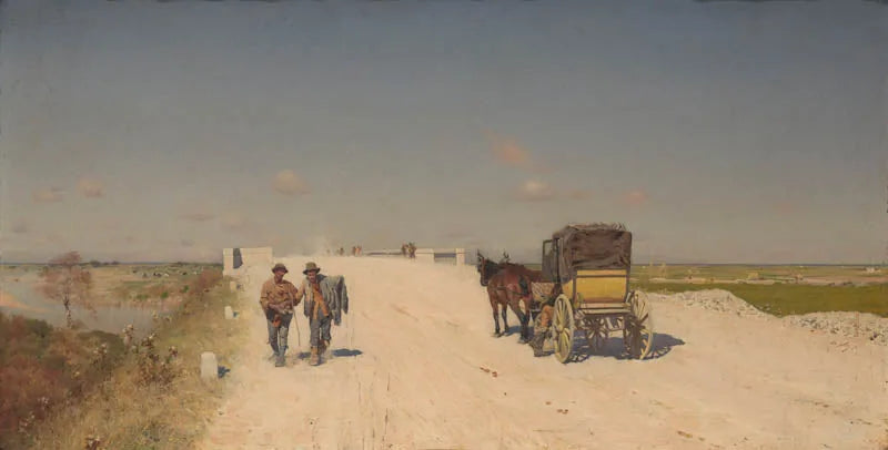 A estrada de Nápoles a Brindisi - Giuseppe De Nittis
