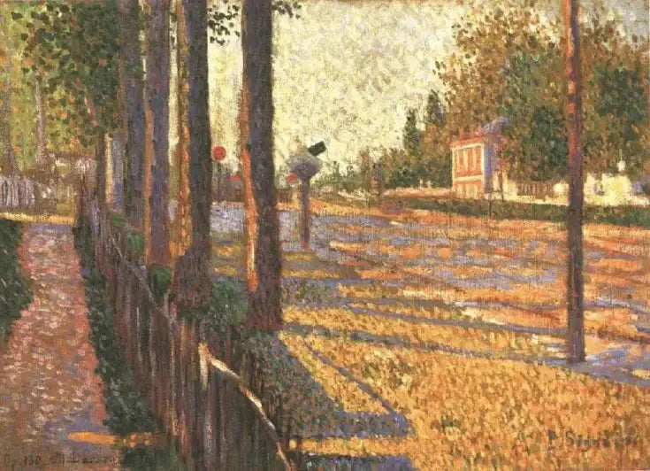 A estrada de Pontoise - Paul Signac