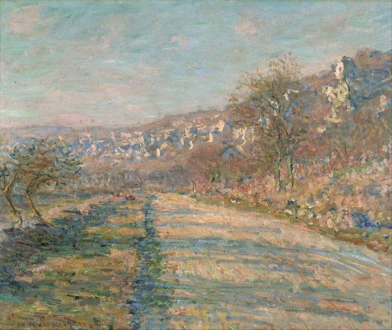 A Estrada de La Roche-Guyon - Claude Monet