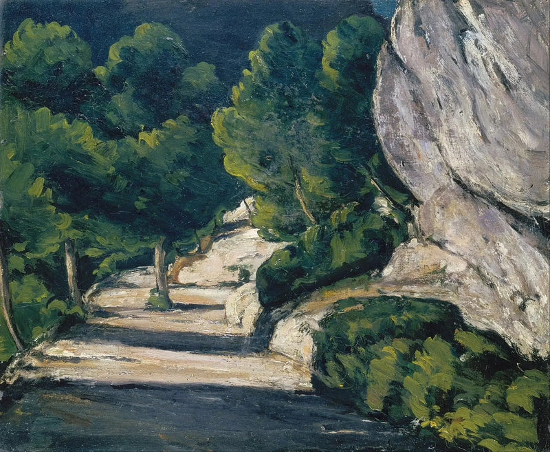 A Estrada Florestal - Paul Cézanne
