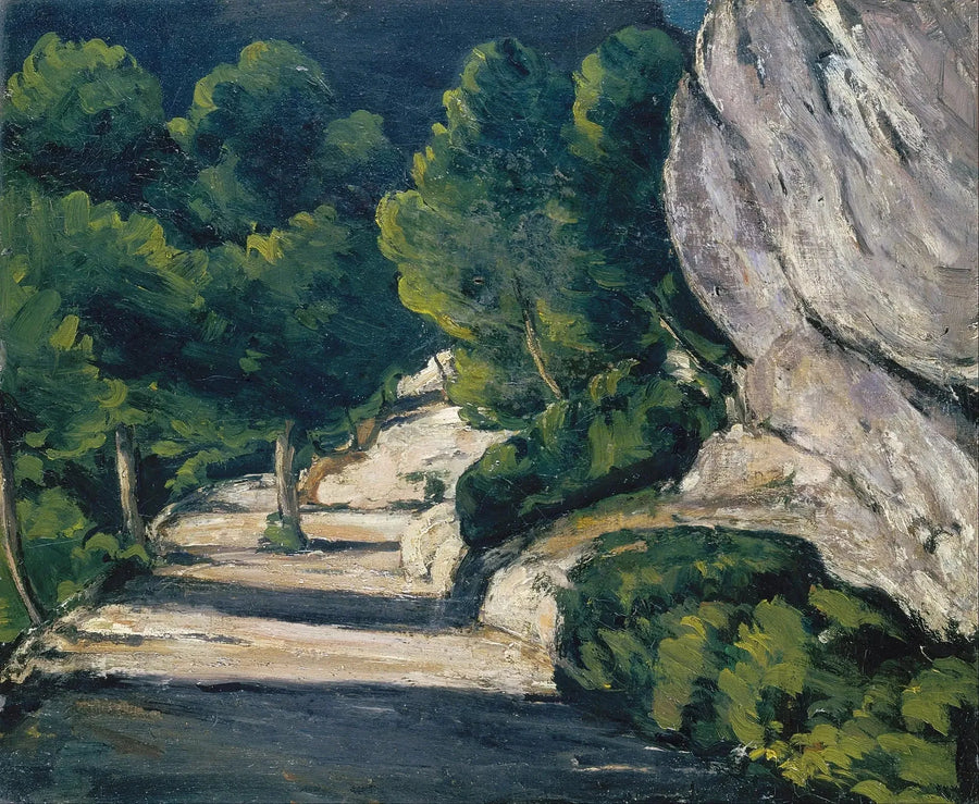 A Estrada Florestal - Paul Cézanne
