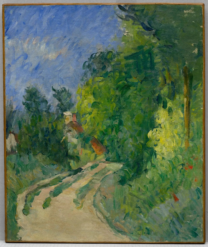 A Estrada Curvando-se na Mata - Paul Cézanne