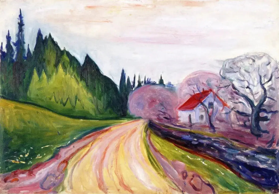 A Estrada para Borre - Edvard Munch