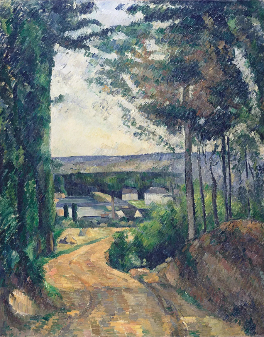 A Estrada para o lago - Paul Cézanne