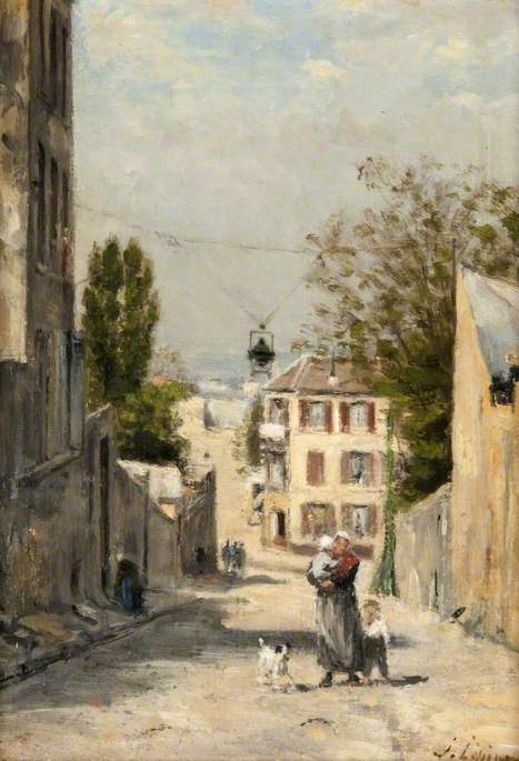 A rua de Norvins, Montmartre - Stanislas Lépine