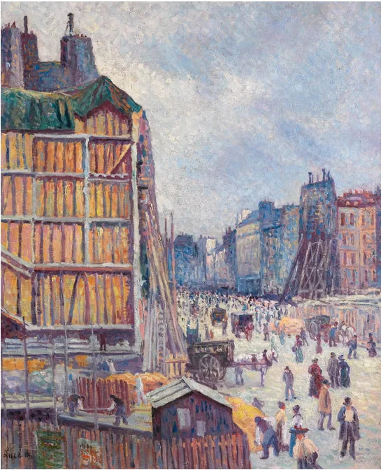 A rua Réaumur - Maximilien Luce