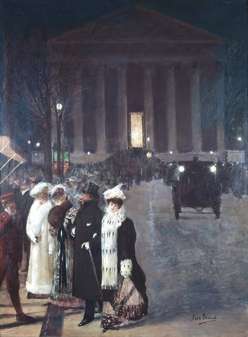 A rua Royale, na noite de Natal - Jean Béraud