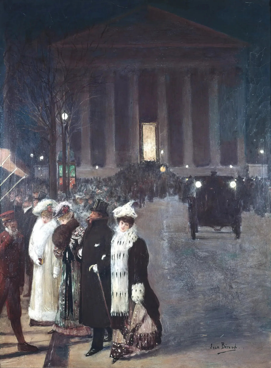 A rua Royale, na noite de Natal - Jean Béraud