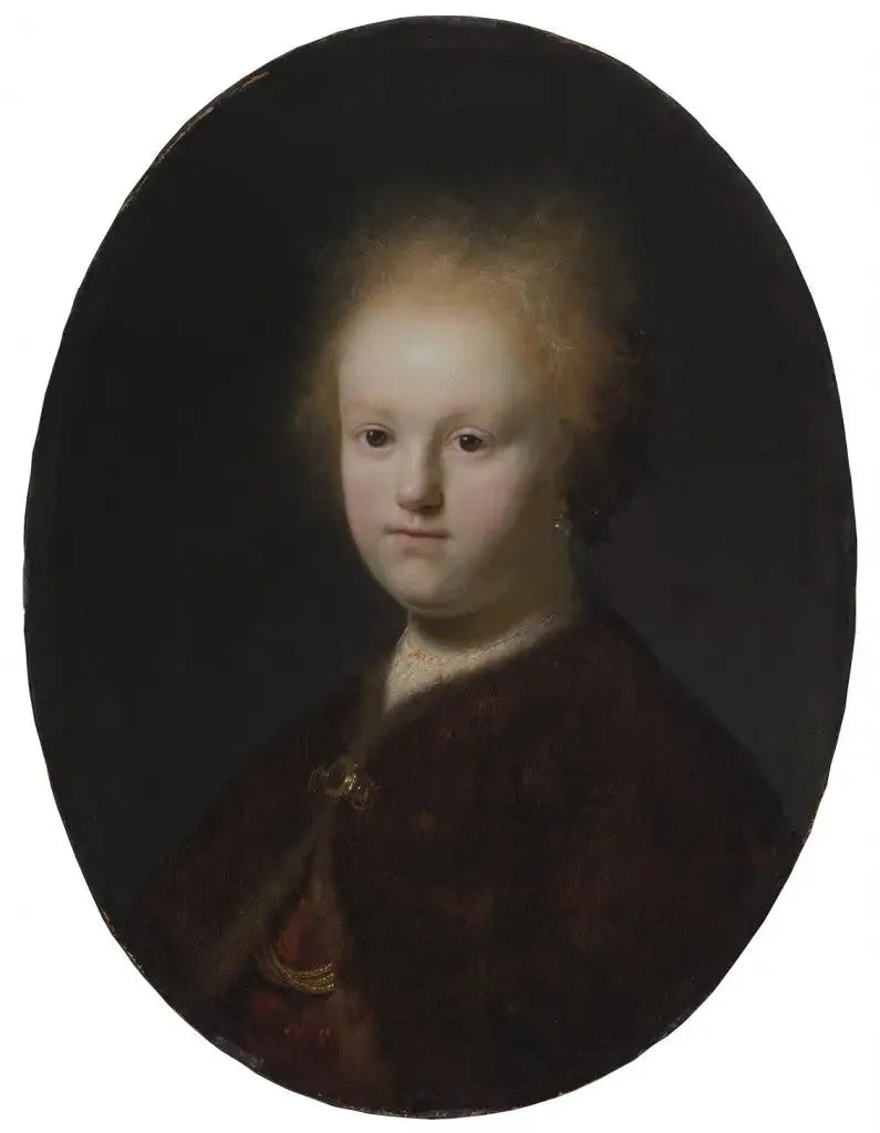 A irmã de Rembrandt, ou Retrato de uma jovem - Rembrandt