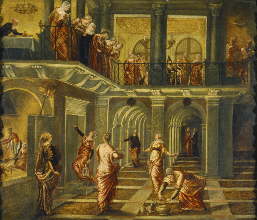 A Sábia e as Loucas Virgens - Jacopo Tintoretto