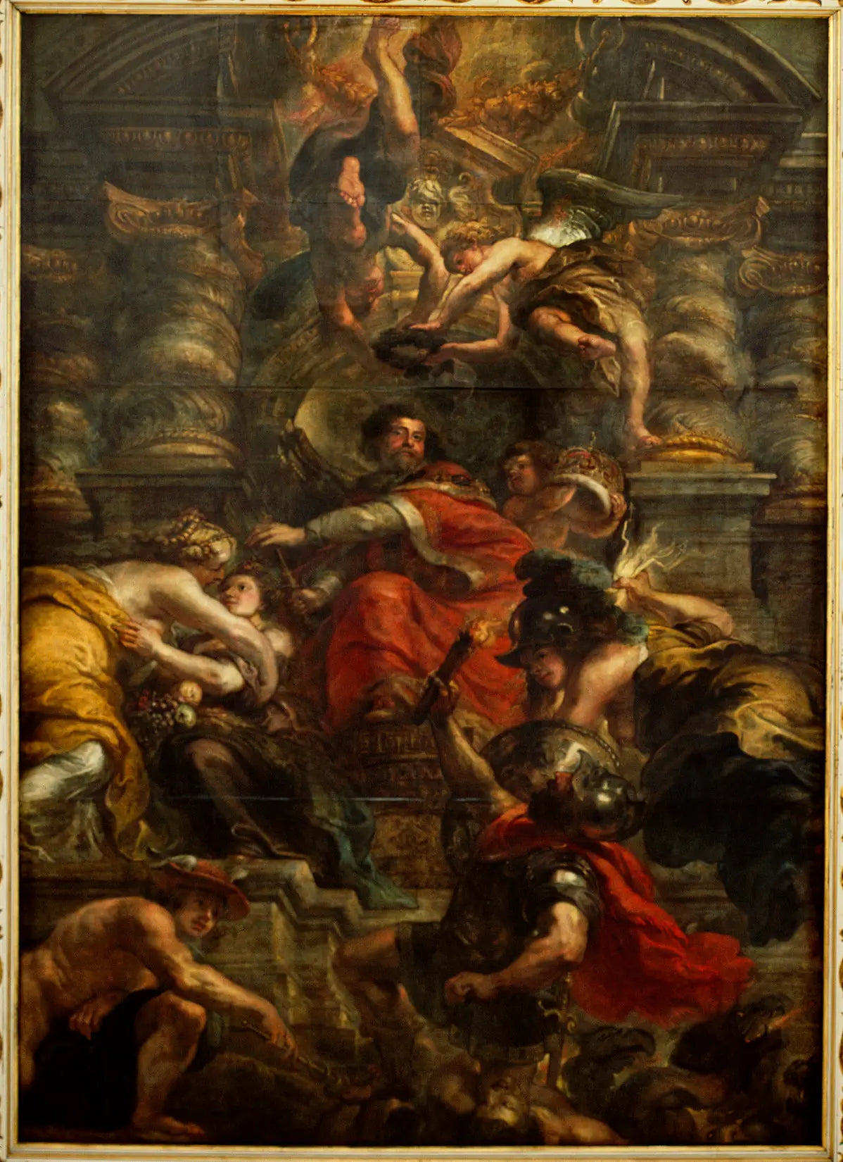 La sage règle de Jacques Ier - Peter Paul Rubens image 1 reproduction de peinture à l’huile