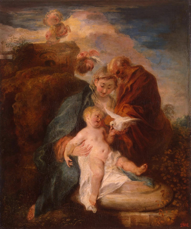 A Sagrada Família - Antoine Watteau