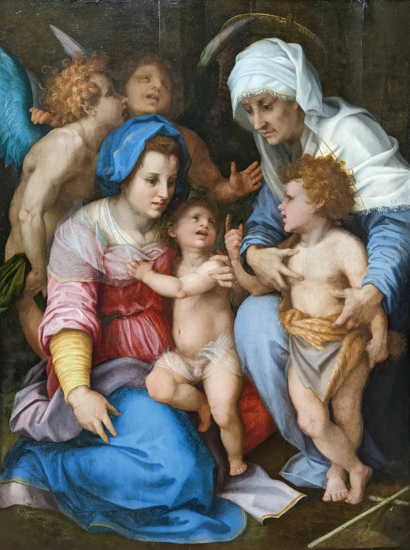 A Sagrada Família com Anjos - Andrea del Sarto