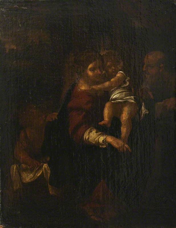 A Sagrada Família com o Menino São João - Annibale Carracci