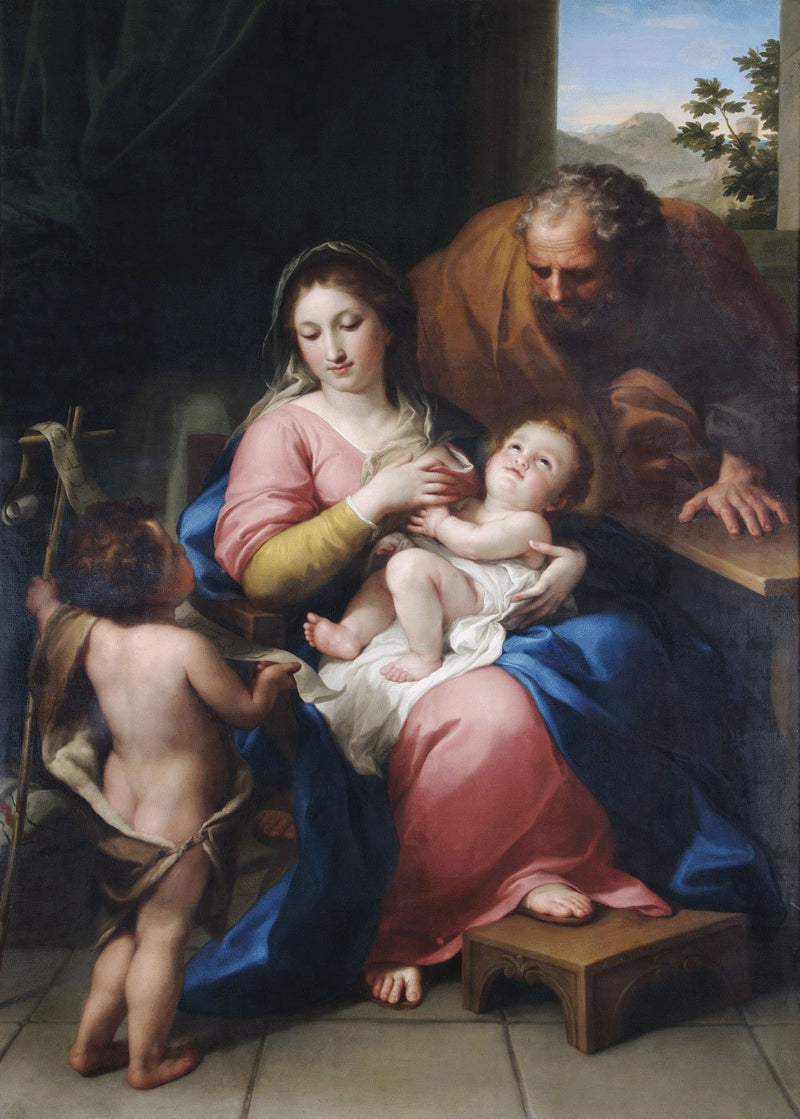A Sagrada Família com o menino São João - Anton Raphael Mengs
