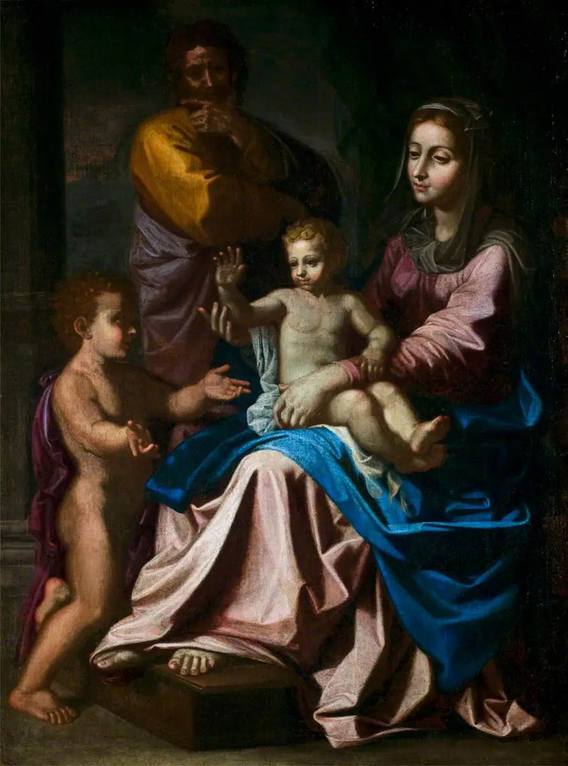 A Sagrada Família com o Menino São João - Nicolas Poussin