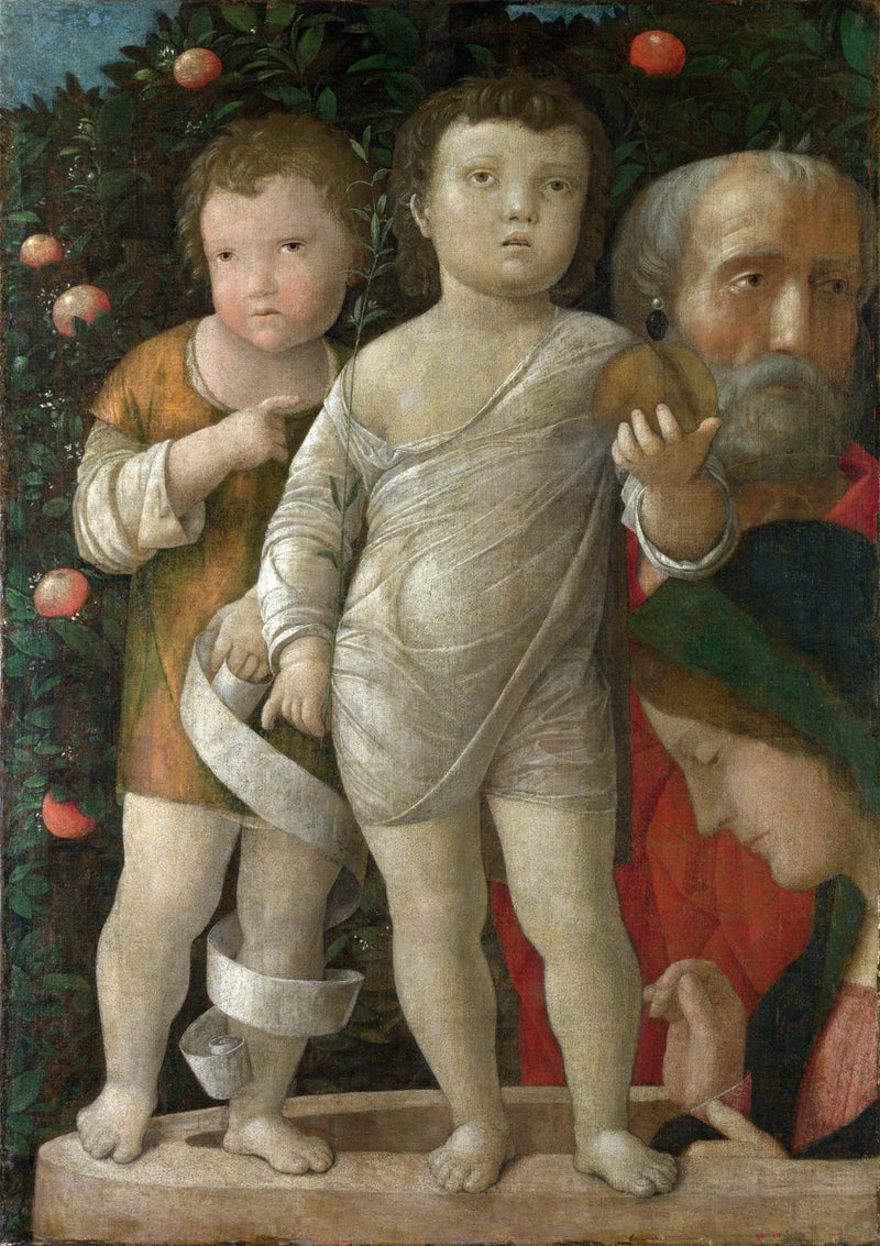 A Sagrada Família com São João - Andrea Mantegna