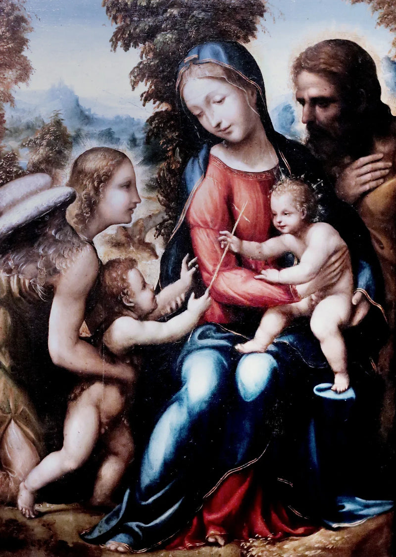 A Sagrada Família com São João Batista e um anjo - Il Sodoma (Giovanni Antonio Bazzi)