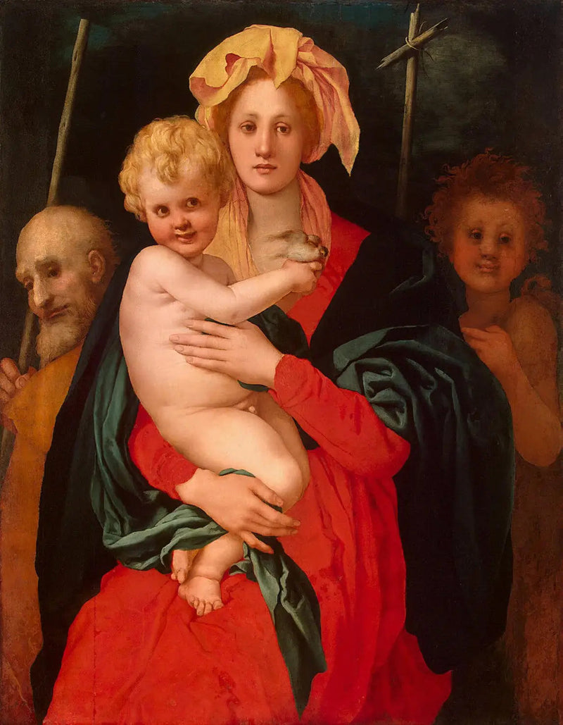 A Sagrada Família com São João Batista - Pontormo