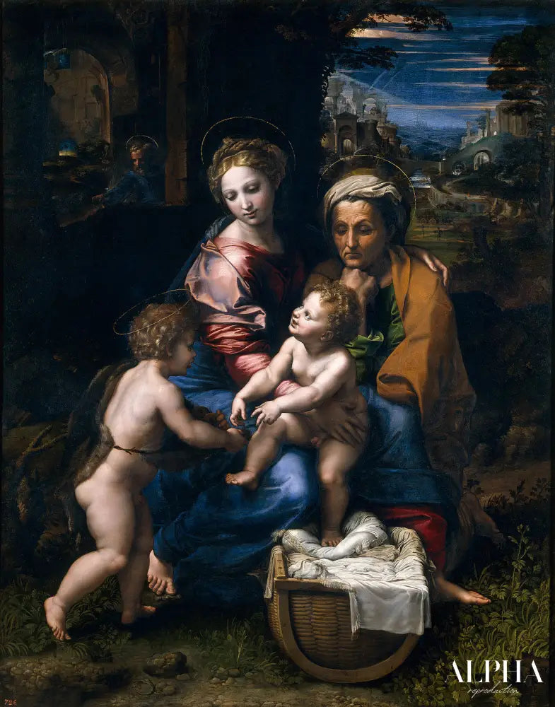 La Sainte Famille (La Perla) - Raphaël (peintre) - Reproductions de tableaux et peintures haut de gamme