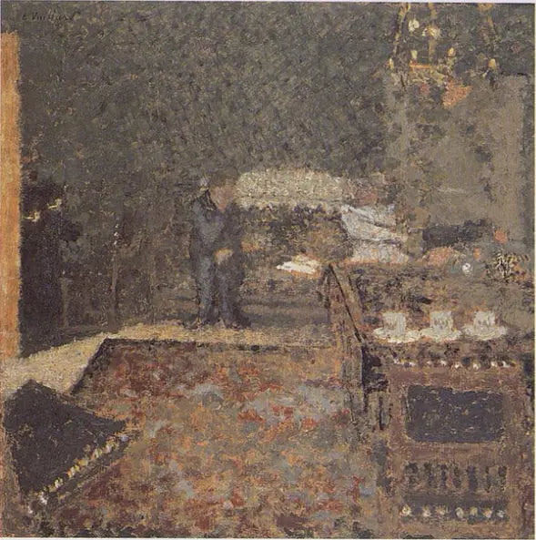 La salle à manger de Félix Vallotton à La Naz - Édouard Vuillard image 1 reproduction réalisée par Alpha Reproduction
