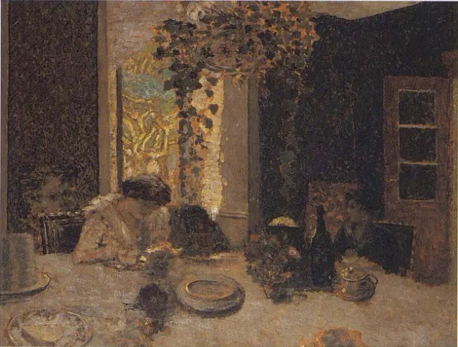 A sala de jantar na La Naz - Édouard Vuillard