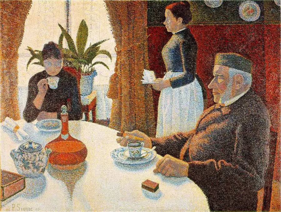 A sala de jantar - Paul Signac