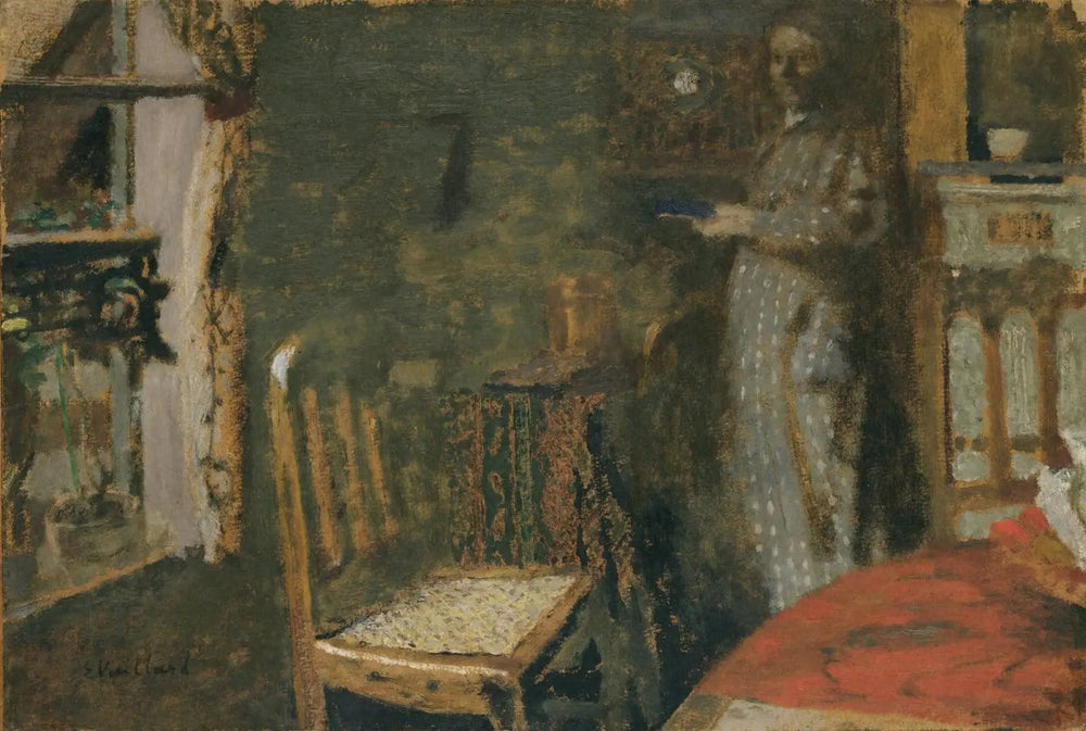 La salle à manger, rue des Batignolles - Édouard Vuillard image 1 tableau peint à l’huile sur toile