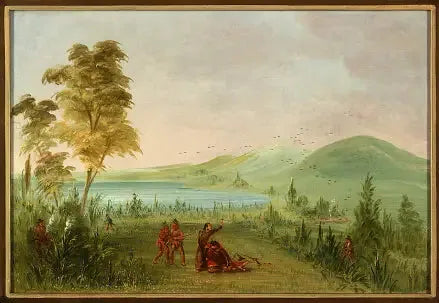 A Sala assassinada por Duhaut. 19 de maio de 1686 - George Catlin