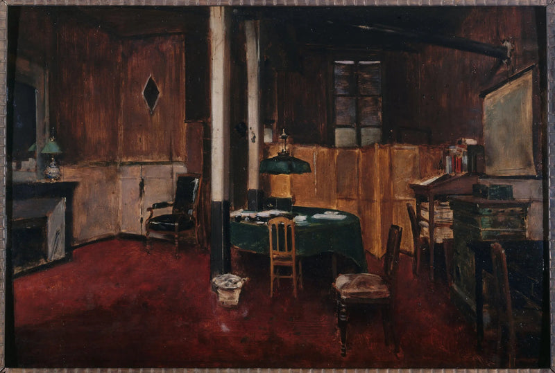 A sala de redação do Jornal dos Debates - Jean Béraud