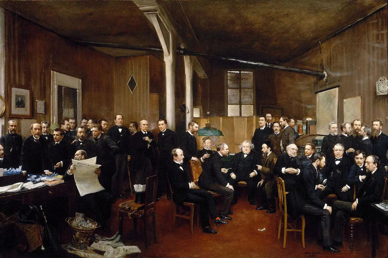 A sala de redação do Jornal dos Debates - Jean Béraud