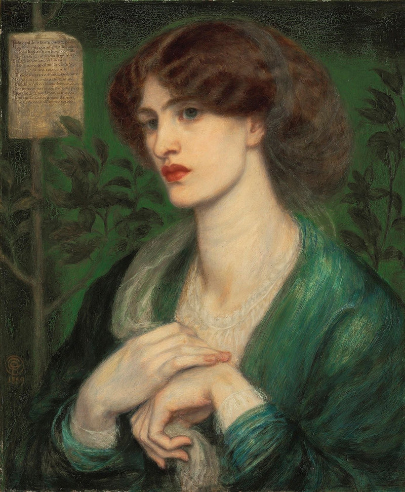 A Saudação de Beatriz - Dante Gabriel Rossetti