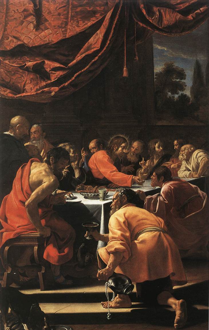 A cena - Simon Vouet