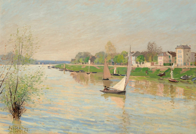 O Sena em Argenteuil - Alfred Sisley