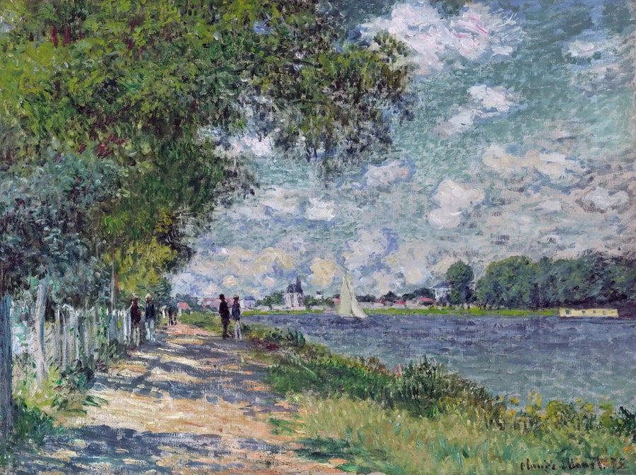 O Sena em Argenteuil - Claude Monet