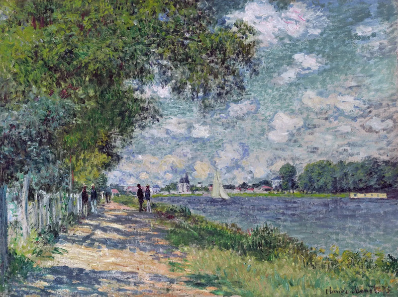 O Sena em Argenteuil - Claude Monet